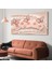 Pembe Kelebekler Kanvas - Canvas Tablo 3