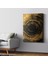 Gold Girdap Kanvas - Canvas Tablo 1