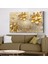 Gold Yapraklar Kanvas - Canvas Tablo 1