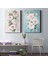 Çiçekler 2 Parça Kanvas - Canvas Tablo 1
