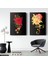 Dekoratif Çiçek 2 Parça Kanvas - Canvas Tablo 1