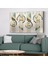 Gold Geyikler Kanvas - Canvas Tablo 1