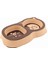 Bambu Ikili Mama ve Su Kabı BO-3140Z ( 200+250ML )Köpek Desenli 2