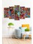 5 Parça Modern Desenli Mdf Duvar Tablosu 1