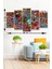 5 Parça Modern Desenli Mdf Duvar Tablosu 2