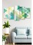 5 Parça Modern Desenli Mdf Duvar Tablosu 1