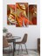 3 Parça Modern Desenli Mdf Duvar Tablosu 1