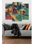 3 Parça Modern Yağlı Boya Mdf Duvar Tablosu 1
