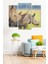 3 Parça Safari Afrika Desenli Mdf Duvar Tablosu 1