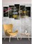 5 Parça Fener Desenli Mdf Duvar Tablosu 1