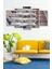 5 Parça Havalimanı Desenli Mdf Duvar Tablosu 1