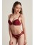 Kadın 5101410 Push Up Dantelli Sütyen Takım Bordo 1
