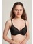 Kadın 9141010 Silikonlu Olympe Push Up Destekli Sütyen Siyah 2