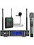 MV-1200YE Çift Tunerli Kablosuz 1 El-1 Yaka Telsiz Uhf Mikrofon 1