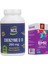 Coenzyme Q-10 200 Mg Resveratrol Hyaluronic Acid Koenzim 180 Tablet & Vitamin D3 + K2 Damla 20 ml 1