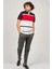 Erkek Polo Yaka Blok Desenli T-Shirt 0249821 Lacivert 2