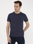 Lacivert Bisiklet Yaka T-Shirt 50240270-VR033 1