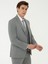 Gri Slim Fit Ceket 3