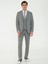 Gri Slim Fit Ceket 5