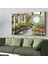 Çiçek Bahçesi Saatli Kanvas - Canvas Tablo 1