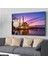 Cami Manzarası Saatli Kanvas - Canvas Tablo 1