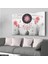 Gümüş Vazo Çiçekler Saatli Kanvas - Canvas Tablo 1