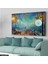 Yağlı Boya Saatli Kanvas - Canvas Tablo 1