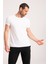 %100 Pamuk Yüksek Kalite Kumaş Erkek Tişört., Rahat Fit Kesim Beyaz Erkek Tshirt 2