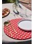 6'lı Red & White Duck Keten Supla Amerikan Servis 1