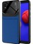 - Samsung Galaxy A01 Core - Kılıf Deri Görünümlü Parlak Mika Tasarımlı Emiks Kapak - Lacivert - T17597 1