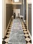 Renkli Üçgen Desenli Oval Halı Makinada Yıkanabilir Kaymaz DotTaban CP599 1