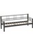 Kappis Daybed Tek Kişilik Sedir Divan Metal Karyola 90x200 Siyah 5