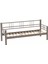 Kappis Daybed Tek Kişilik Sedir Divan Metal Karyola 90x200 Kahverengi 5