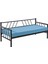 Glory Daybed Tek Kişilik Sedir Divan Metal Karyola 90 x 200 cm - Siyah 5