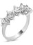 Swarovski Beş Taş Alyans 1.50 Ct - Standart - 18 Numara - YRG15772-4794 1