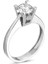 Swarovski Tek Taş Yüzük 1.00 Ct. - Standart - 24 Numara - YRG16237-4958 1