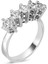 Swarovski Beş Taş Alyans 1.50 Ct Yüksek - Standart - 18 Numara - YRG15086-4773 1
