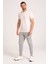 Yuvarlak Yaka Normal Fit Erkek Pembe Tişört, %100 Pamuk Basic Erkek Tshirt 3