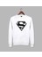 Superman - Süpermen Baskılı Beyaz Sweat - Sweatshirt 1