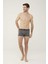 Erkek Lacivert - Mint - Antrasit Melanj 3'lü Boxer 80446 4