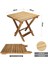 Ahşap Katlanabilir Taşınır Şezlong. Plaj, Bahçe, Teras, Balkon Şezlongu. 3 Lü Set (Mavi) 4