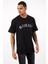 Twentyone Erkek Oversize Reflektör Baskılı T-Shirt 2