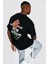 Twentyone Palmiye Sırt Baskılı Oversize T-Shirt 1