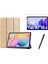 Samsung Galaxy Tab A7 T500 Uyumlu Smart Cover Tablet Kılıfı + Ekran Koruyucu + Kalem 1
