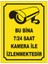 Kamera Uyarı Ikaz Levhası ( 2 Adet ) 1