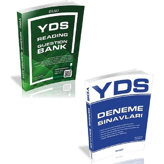 Dilko Yayıncılık YDS Reading Question Bank Video Çözümlü + Dilko YDS Deneme Sınavları