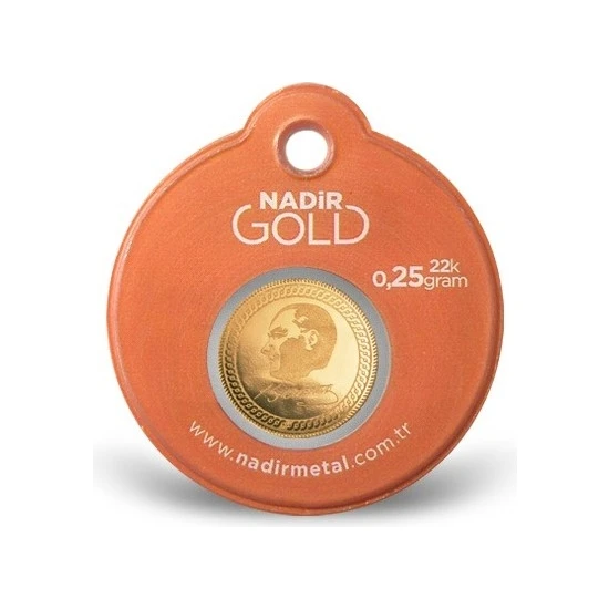 Nadir Gold 0.25 Gram 22 Ayar Külçe Altın