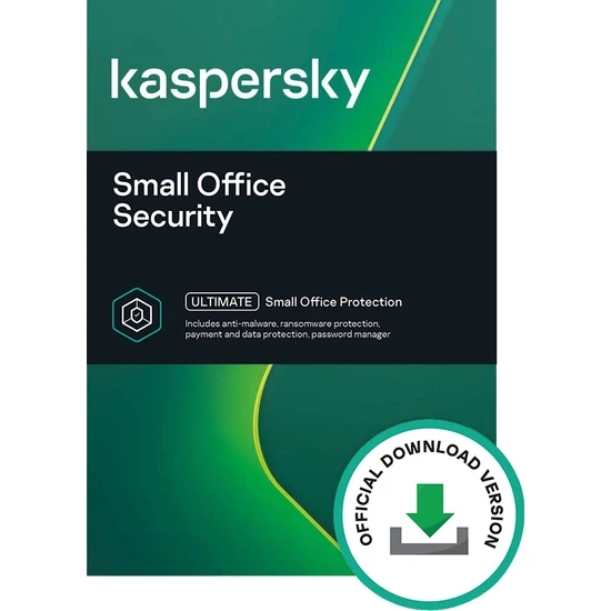 Kaspersky Small Office Security - (5 Pc + 5 Mobil + 1 Sunucu) - 1 Yıl (Dijital Lisans)