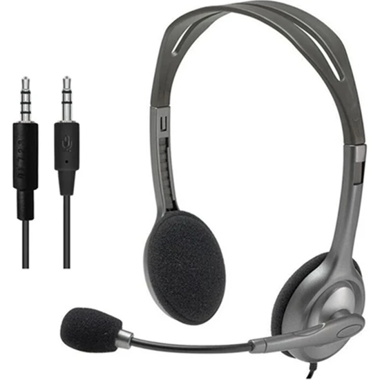 Logitech Mikrofon ile Logitech H110 Stereo Kulaklık (Yurt Dışından)