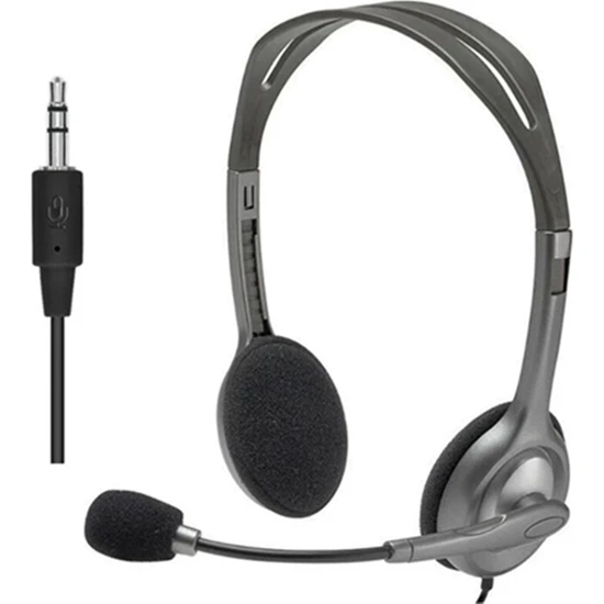 Logitech Mikrofon ile Logitech H111 Stereo Kulaklık (Yurt Dışından)